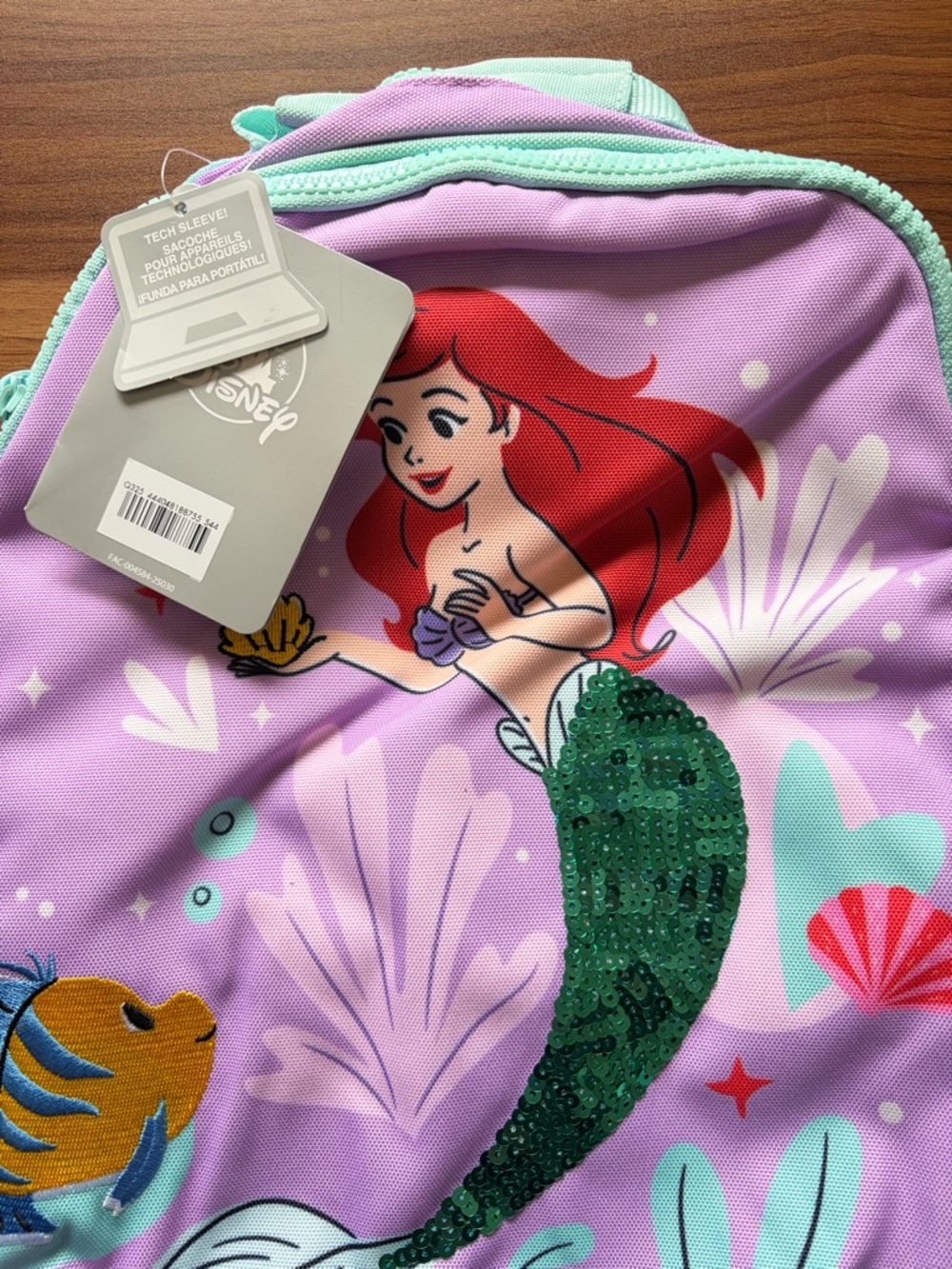 NWT Disney Store Ariel Backpack - Picture 2 of 4